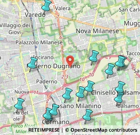 Mappa Via Ferdinando Santi, 20037 Paderno Dugnano MI, Italia (2.71188)