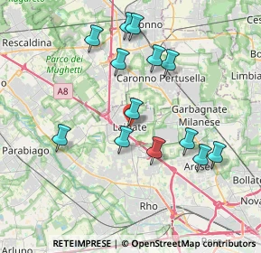 Mappa Via Don Gaetano Garzoli, 20045 Lainate MI, Italia (3.69692)