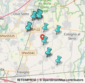 Mappa Via Arturo Toscanini, 24050 Lurano BG, Italia (3.43063)