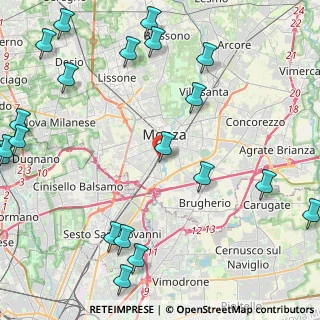 Mappa Via Val D'Ossola, 20052 Monza MB, Italia (6.205)