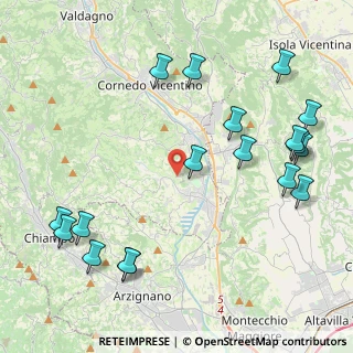 Mappa Via Pianacattiva di Mezzo, 36070 Trissino VI, Italia (5.22444)