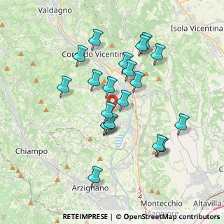 Mappa Via Pianacattiva di Mezzo, 36070 Trissino VI, Italia (3.3545)