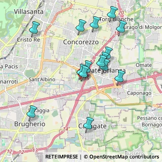 Mappa Via Paracelso 26 Centro Direzionale Colleoni, 20864 Agrate Brianza MB, Italia (1.90867)
