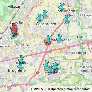Mappa Via Paracelso 26 Centro Direzionale Colleoni, 20864 Agrate Brianza MB, Italia (2.7265)