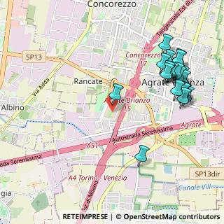 Mappa Via Paracelso 26 Centro Direzionale Colleoni, 20864 Agrate Brianza MB, Italia (1.2165)