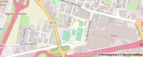 Mappa Agrate Brianza