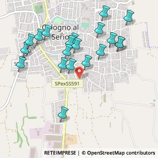 Mappa Via Ugo Foscolo, 24055 Cologno Al Serio BG, Italia (0.559)