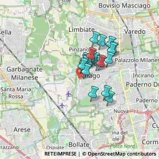 Mappa Via della Repubblica, 20030 Senago MI, Italia (1.218)