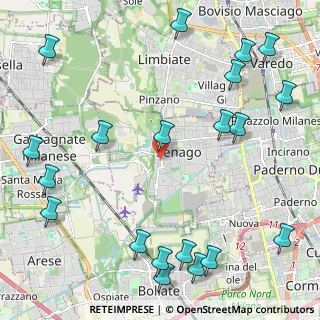 Mappa Via della Repubblica, 20030 Senago MI, Italia (2.9785)