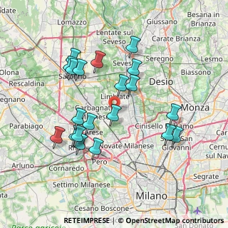 Mappa Via Repubblica, 20030 Senago MI, Italia (7.243)