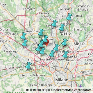 Mappa Via della Repubblica, 20030 Senago MI, Italia (6.0175)