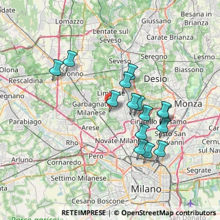 Mappa Via della Repubblica, 20030 Senago MI, Italia (6.80467)
