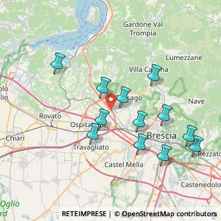 Mappa Rodengo Saiano, 25050 Rodengo-saiano BS, Italia (7.69)