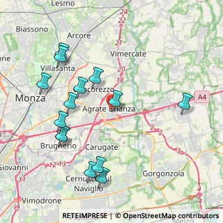 Mappa Agrate Brianza, 20864 Agrate Brianza MB, Italia (4.40143)