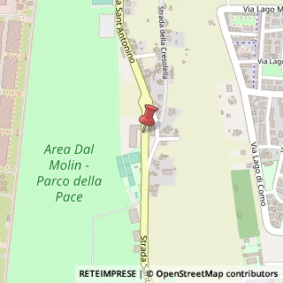 Mappa Strada Sant'Antonino, 81, 36100 Vicenza, Vicenza (Veneto)
