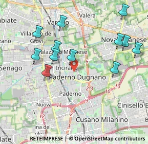 Mappa Paderno Dugnano, 20037 Paderno Dugnano MI, Italia (2.14083)