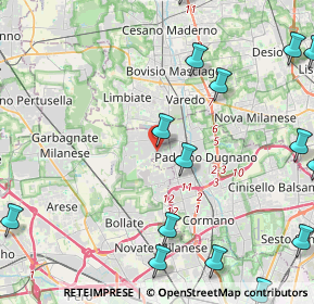 Mappa Via Mario Greppi, 20030 Senago MI, Italia (6.7945)