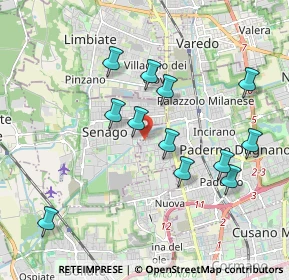 Mappa Via Andrea Costa, 20037 Paderno Dugnano MI, Italia (1.85333)