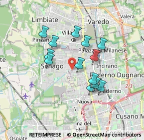 Mappa Via Andrea Costa, 20037 Paderno Dugnano MI, Italia (1.46462)