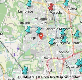 Mappa Via Andrea Costa, 20037 Paderno Dugnano MI, Italia (2.86933)