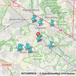 Mappa 20010 San Giorgio Su Legnano MI, Italia (3.44364)