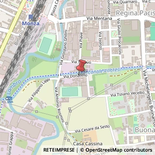 Mappa Via Donatello, 12, 20900 Biassono, Monza e Brianza (Lombardia)