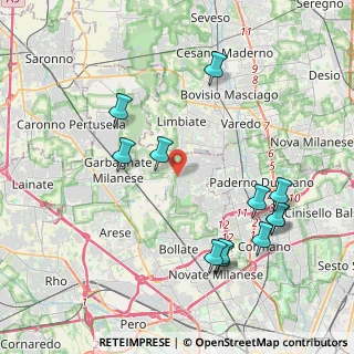 Mappa Via Carlo Tenca, 20030 Senago MI, Italia (4.42583)