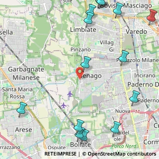 Mappa Via Carlo Tenca, 20030 Senago MI, Italia (3.31533)