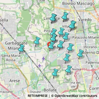 Mappa Via Carlo Tenca, 20030 Senago MI, Italia (1.786)