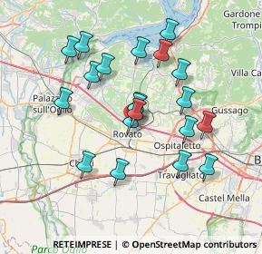 Mappa Via Montenero, 25038 Rovato BS, Italia (6.6455)