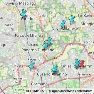 Mappa Centro Commerciale Carrefour Brianza, 20037 Paderno Dugnano MI, Italia (2.52833)