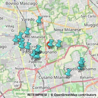 Mappa Centro Commerciale Carrefour Brianza, 20037 Paderno Dugnano MI, Italia (2.12278)