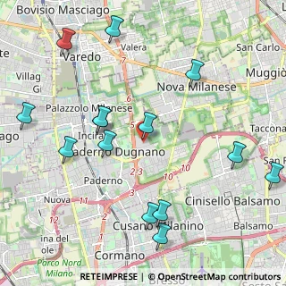 Mappa Centro Commerciale Carrefour Brianza, 20037 Paderno Dugnano MI, Italia (2.46429)