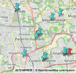 Mappa SP 44 - Località Serviane, 20037 Paderno Dugnano MI, Italia (2.52833)
