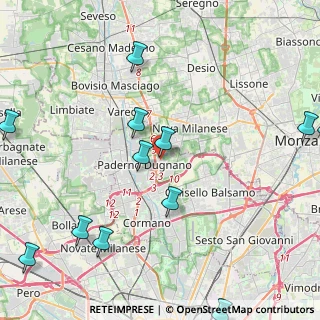 Mappa Centro Commerciale Carrefour Brianza, 20037 Paderno Dugnano MI, Italia (5.665)