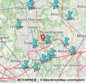 Mappa SP 44 - Località Serviane, 20037 Paderno Dugnano MI, Italia (4.67071)