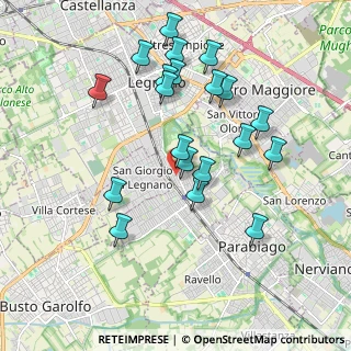 Mappa Piazza Unità d'Italia, 20039 Canegrate MI, Italia (1.8805)