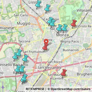 Mappa Via Venezia Giulia, 20052 Monza MB, Italia (2.81625)