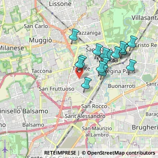 Mappa Via Venezia Giulia, 20052 Monza MB, Italia (1.68)