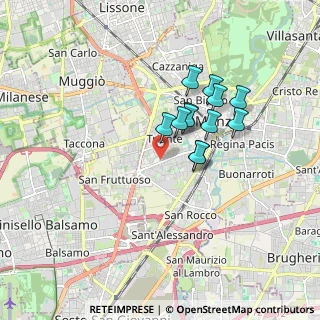 Mappa Via Venezia Giulia, 20052 Monza MB, Italia (1.33833)
