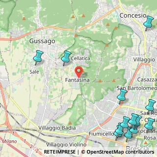 Mappa Via Aristide Pietroboni, 25060 Cellatica BS (3.70154)