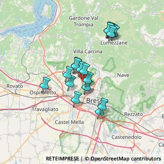 Mappa Via Fantasina, 25060 Cellatica BS, Italia (6.194)