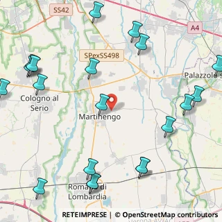 Mappa Via Monsignor Moioli, 24057 Martinengo BG, Italia (6.025)