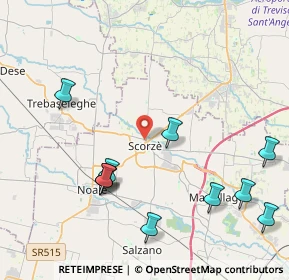 Mappa 30037 Scorzé VE, Italia (4.78909)