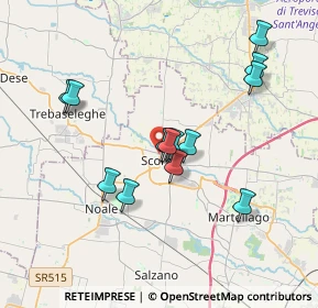 Mappa 30037 Scorzé VE, Italia (3.36615)