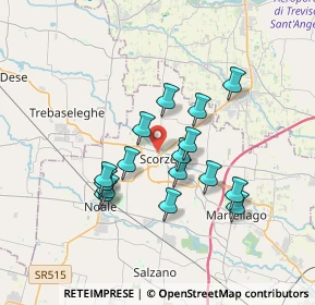 Mappa 30037 Scorzé VE, Italia (2.95563)