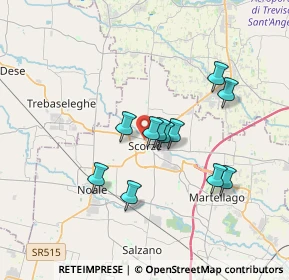 Mappa 30037 Scorzé VE, Italia (2.86455)