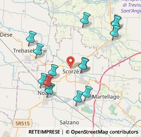 Mappa 30037 Scorzé VE, Italia (4.03286)