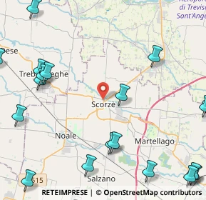 Mappa 30037 Scorzé VE, Italia (6.5675)