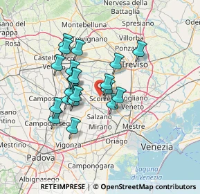 Mappa 30037 Scorzé VE, Italia (11.086)